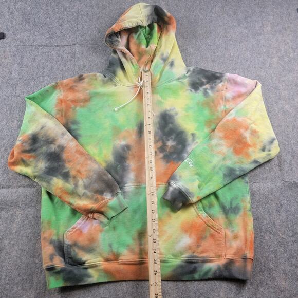 SoleFly SF French Terry Tie Dye Hoodie Size XL Multi Heavyweight - Picture 5 of 9